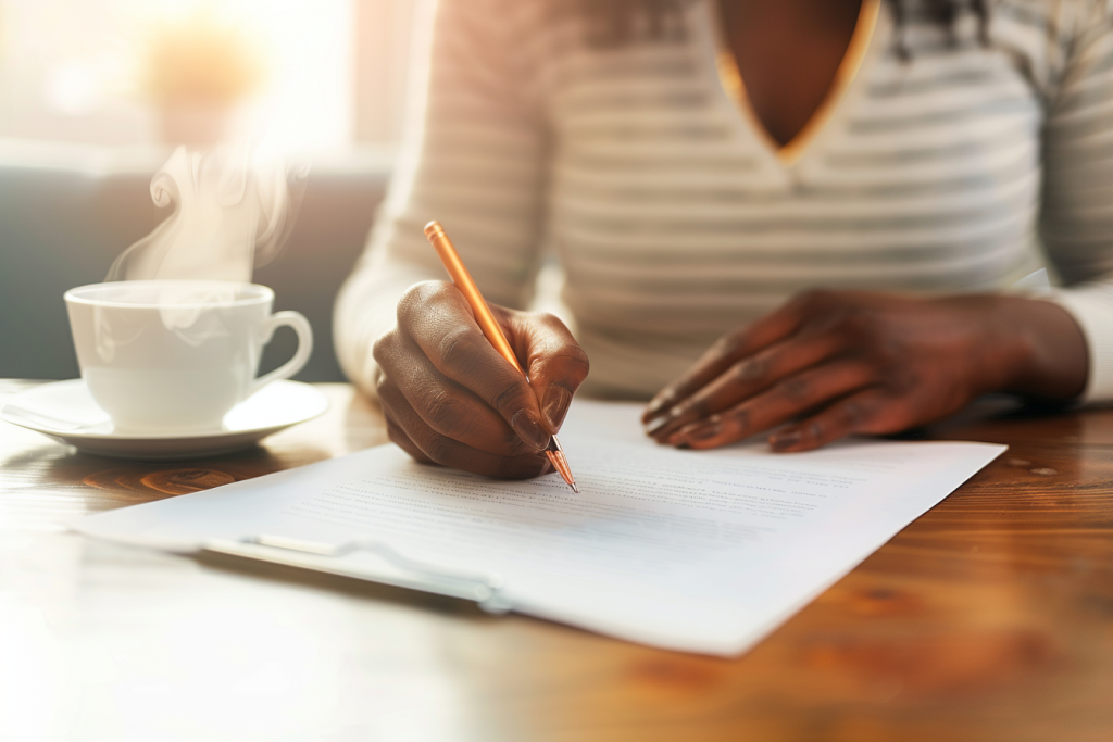 U8221424277 Close Up Of Black African Hands Writing A Heartfe Cca35fe9 3763 48cd A4aa 4b2020b09050 2 1024x683